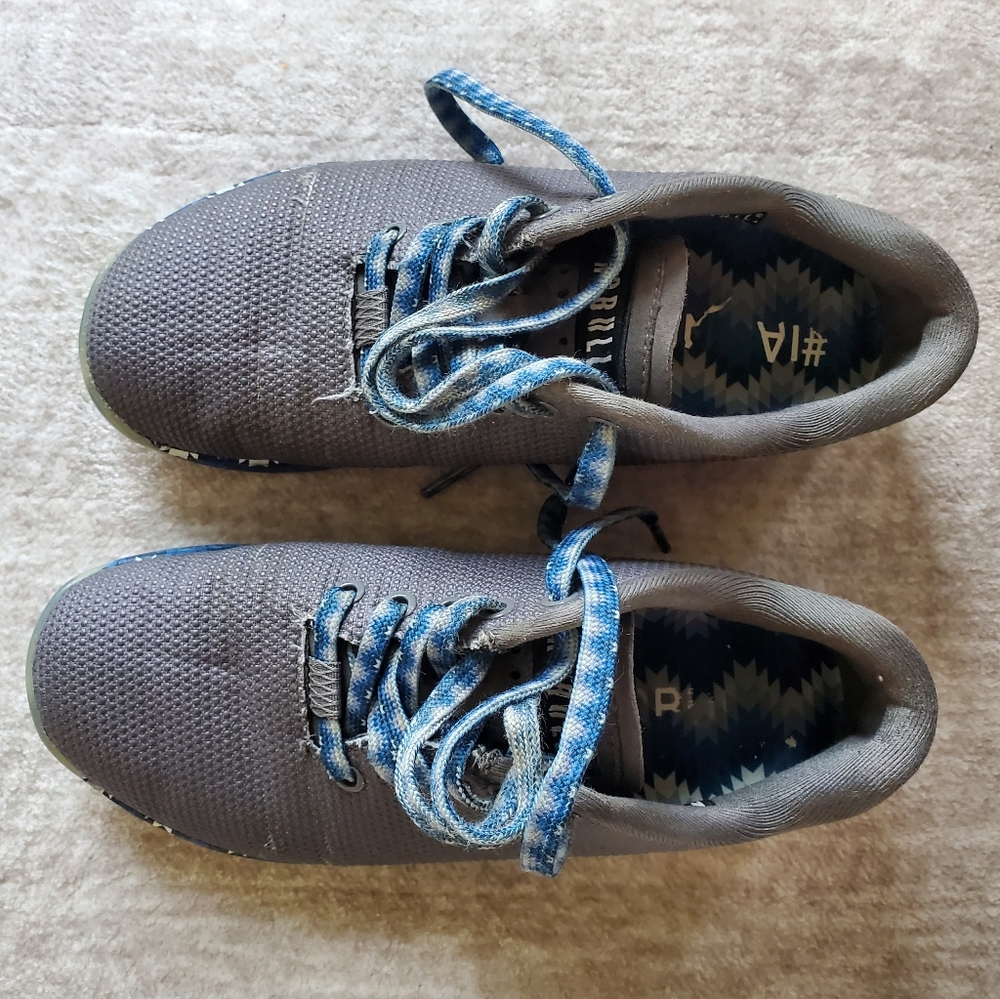 Dark Grey Blue Patchwork Trainer Nobull - image 2